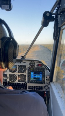 Witgat Game Farm private airstrip approach